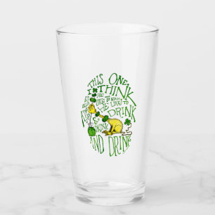 Dr. Seuss Yink - St. Patrick's Day Glass