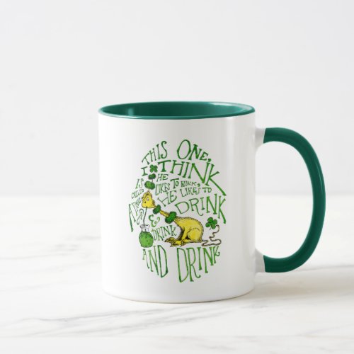 Dr Seuss  Yink _ St Patricks Day Mug
