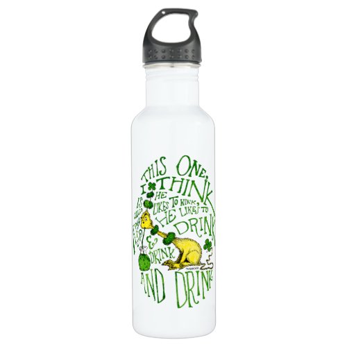 Dr Seuss  Yink _ St Patricks Day Stainless Steel Water Bottle