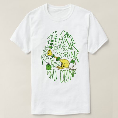 Dr Seuss  Yink _ St Patricks Day T_Shirt