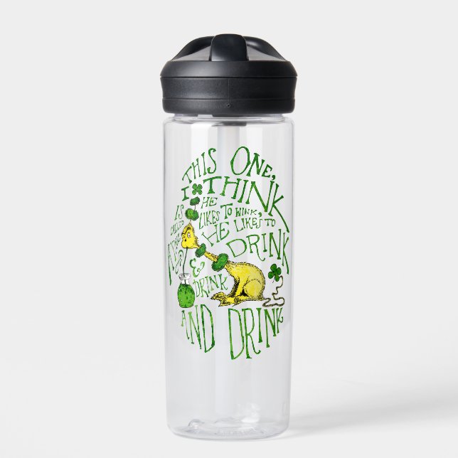 Dr. Seuss | Yink - St. Patrick's Day Water Bottle (Front)