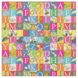 Dr. Seuss&#39;s ABC Colorful Block Letter Pattern Fabric