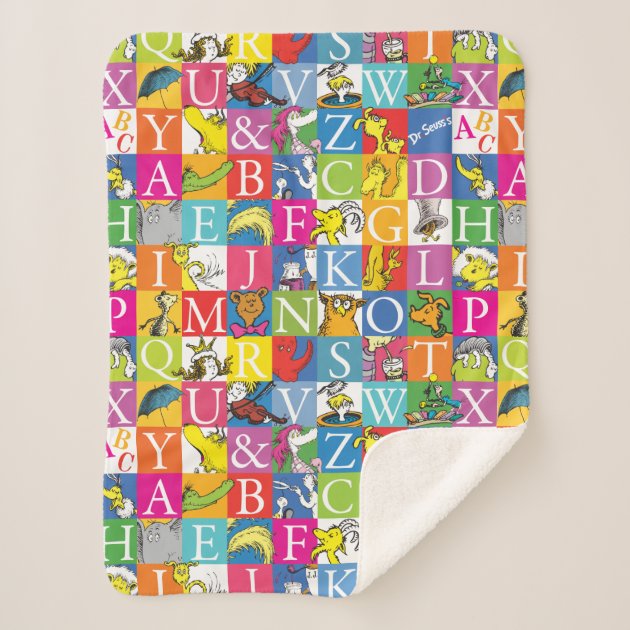 Dr seuss online milestone blanket