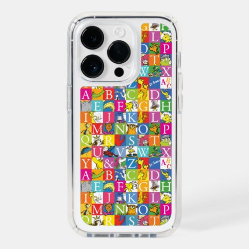 Dr Seusss ABC Colorful Block Letter Pattern Speck iPhone 14 Pro Case