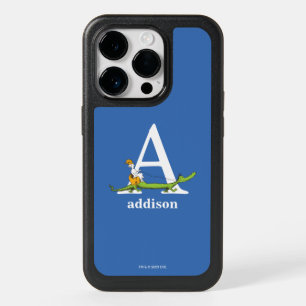 Dr. Seuss's ABC: Letter A - White   Add Your Name OtterBox iPhone 14 Pro Case