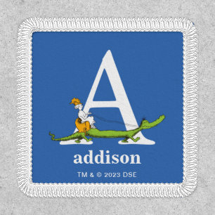 Dr. Seuss's ABC: Letter A - White Add Your Name Patch