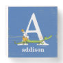 Dr. Seuss's ABC: Letter A - White | Add Your Name Wooden Box Sign