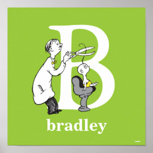 Dr. Seuss's ABC: Letter B - White Add Your Name Poster