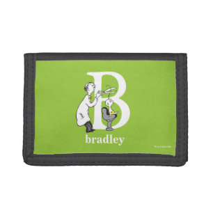 Dr. Seuss's ABC: Letter B - White Add Your Name Tri-fold Wallet