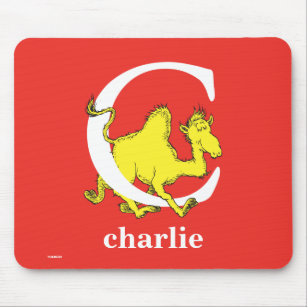 Dr. Seuss's ABC: Letter C - White   Add Your Name Mouse Pad