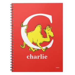 Dr. Seuss's ABC: Letter C - White Add Your Name Notebook