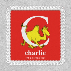 Dr. Seuss's ABC: Letter C - White Add Your Name Patch