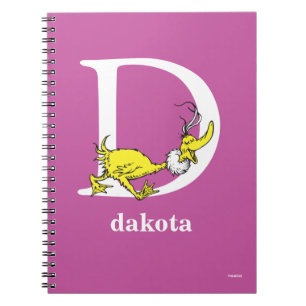 Dr. Seuss's ABC: Letter D - White Add Your Name Notebook