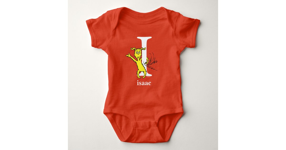 Dr Seuss S Abc Letter I White Add Your Name Baby Bodysuit Zazzle Com