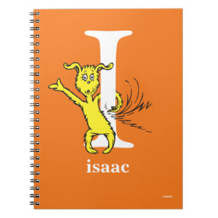 Dr. Seuss's ABC: Letter I - White Add Your Name Notebook