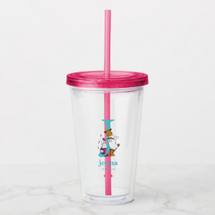 Dr. Seuss's ABC: Letter J - White Add Your Name Acrylic Tumbler