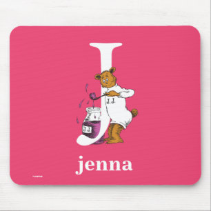 Dr. Seuss's ABC: Letter J - White   Add Your Name Mouse Pad