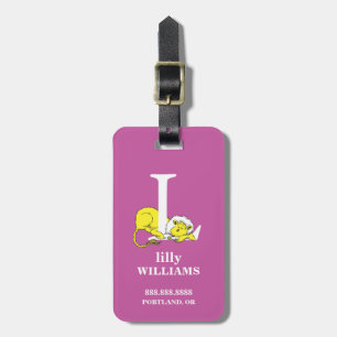 Dr. Seuss's ABC: Letter L - White   Add Your Name Luggage Tag