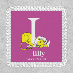 Dr. Seuss's ABC: Letter L - White Add Your Name Patch