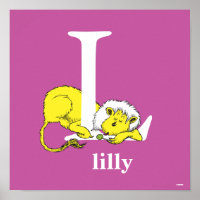 Dr. Seuss's ABC: Letter L - White | Add Your Name
