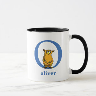 Dr. Seuss's ABC: Letter O - Blue   Add Your Name Mug