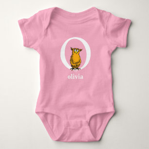Dr. Seuss's ABC: Letter O - White   Add Your Name Baby Bodysuit