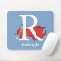 Dr. Seuss's ABC: Letter R - White | Add Your Name Mouse Pad | Zazzle