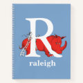 Dr. Seuss's ABC: Letter R - White | Add Your Name Notebook | Zazzle