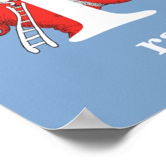 Dr. Seuss's ABC: Letter R - White | Add Your Name Poster | Zazzle