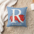Dr. Seuss's ABC: Letter R - White | Add Your Name Throw Pillow | Zazzle