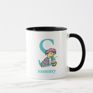 Dr. Seuss's ABC: Letter S - Blue Add Your Name Mug
