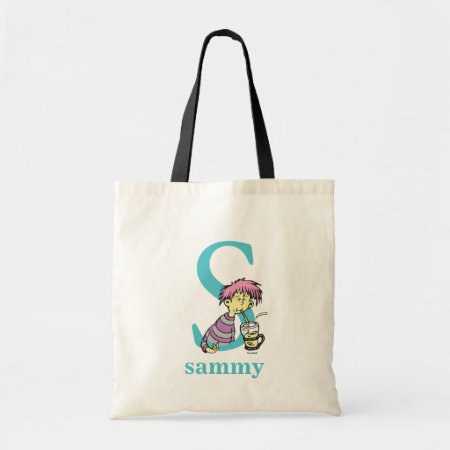 Dr. Seuss's Abc: Letter S - Blue | Add Your Name Tote Bag