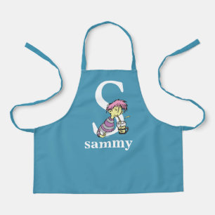 Dr. Seuss's ABC: Letter S - White   Add Your Name Apron
