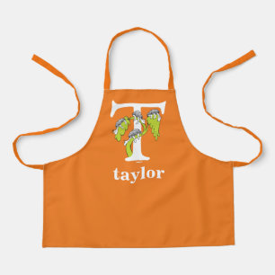 Dr. Seuss's ABC: Letter T - White   Add Your Name Apron