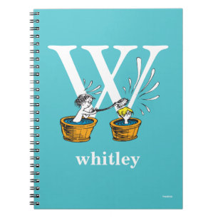 Dr. Seuss's ABC: Letter W - White Add Your Name Notebook