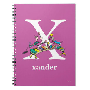 Dr. Seuss's ABC: Letter X - White Add Your Name Notebook