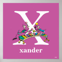 Dr. Seuss's ABC: Letter X - White | Add Your Name