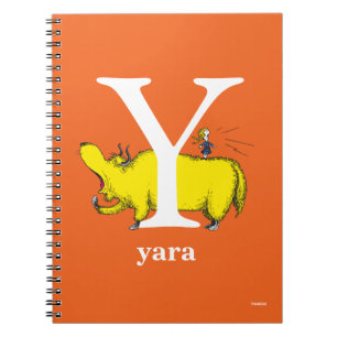 Dr. Seuss's ABC: Letter Y - White Add Your Name Notebook
