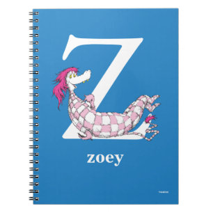 Dr. Seuss's ABC: Letter Z - White Add Your Name Notebook