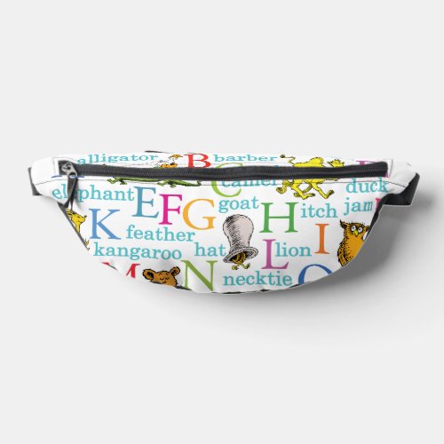 Dr Seusss ABC Pattern with Words Fanny Pack