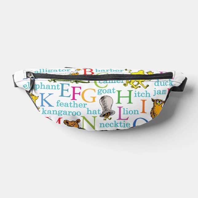 Dr. Seuss's ABC Pattern with Words Fanny Pack (Lay Down)