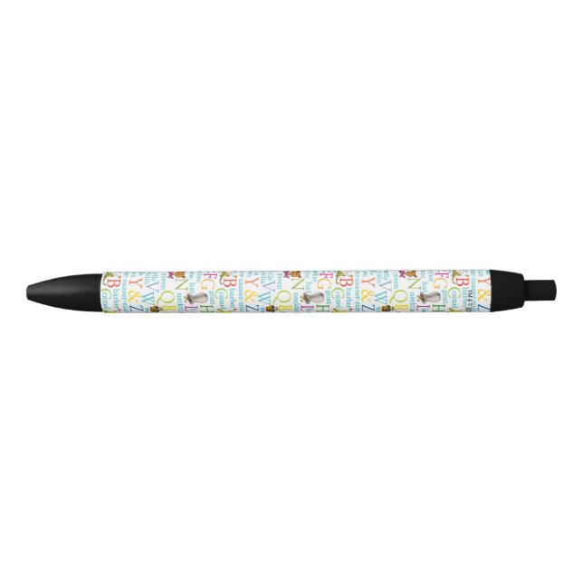 Dr. Seuss's ABC Pattern with Words Pen (Front)