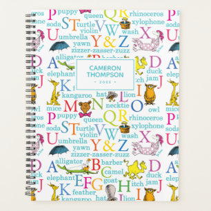 Dr. Seuss's ABC Pattern with Words Planner