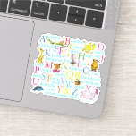 Dr. Seuss's ABC Pattern with Words Sticker