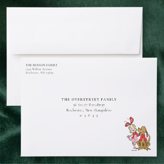 Dr. Seuss's Cindy Lou-Who & Max Front Addressed Envelopes