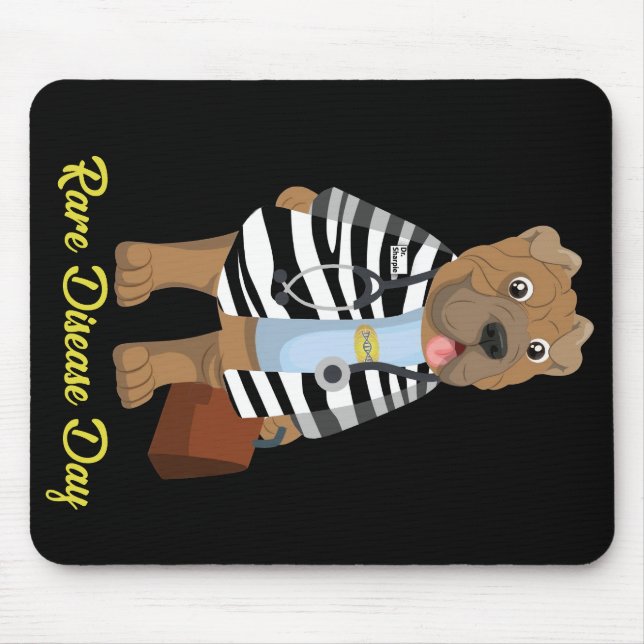 Dr. Sharpie Rare Disease Day Mousepad (Front)