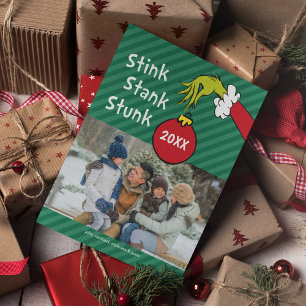 Dr. Suess Grinch Stink Stank Stunk Holiday Card