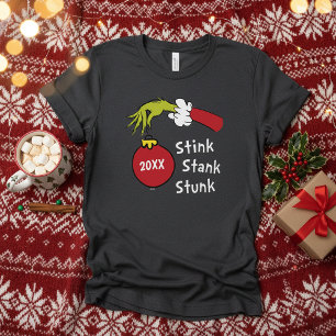 Dr. Suess Grinch Stink Stank Stunk T-Shirt