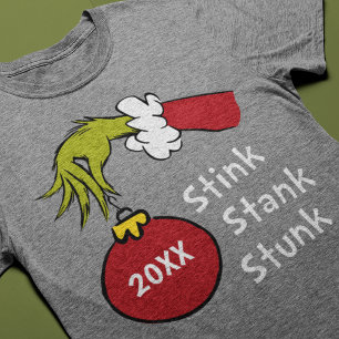 Dr. Suess Grinch   Stink Stank Stunk Tri-Blend Shirt