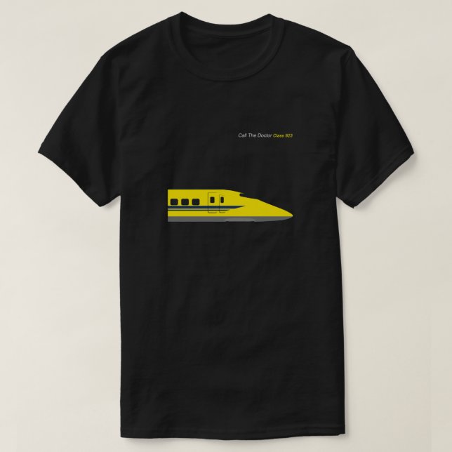 Dr Yellow 923 Shinkansen Classic T-Shirt (Design Front)